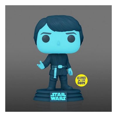 Funko Pop Star Wars 615 Holographic Luke Skywalker Glows