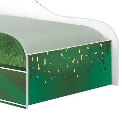 Mini Cama Infantil 157,5x72,5cm com Proteção Lateral Personagens Copa Futebol K02 - D'Rossi