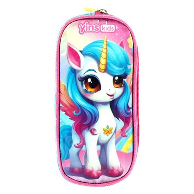 Estojo Infantil Fem Unicórnio Angelical YS42476-ES - Yins