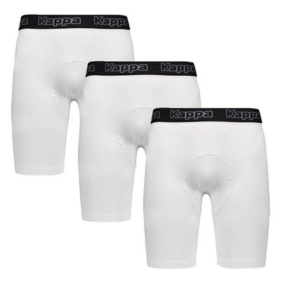 Kit 3 Bermudas Térmicas Kappa Belquior 2.0 Masculina XGG / Branco