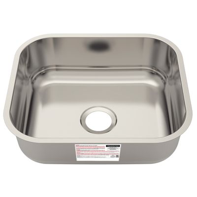 Cuba de Embutir Basic Aço Inox com Válvula e Sifão 40BL - Tramontina 94081/556