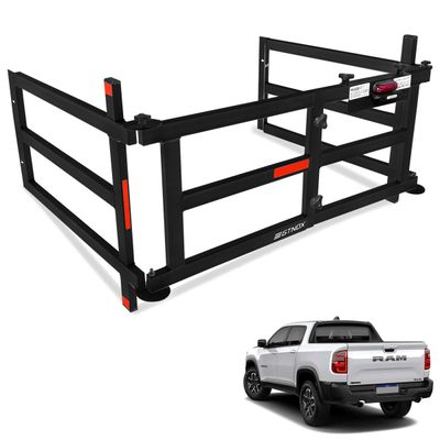 Extensor de Caçamba Rampage 2023 a 2025 Dobravel EDD Preto