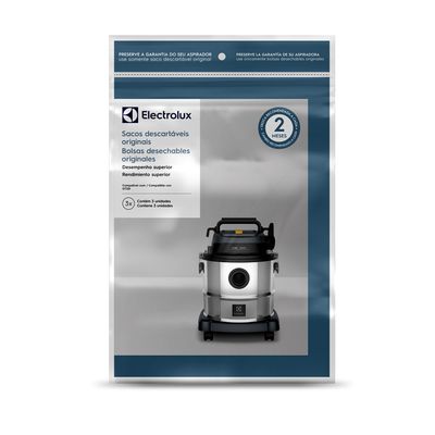 Kit 3 Sacos de Aspirador de Pó - Modelos Gt20i (CSEBI) Electrolux Não se aplica
