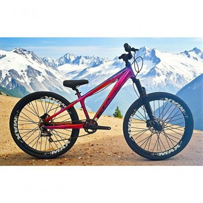 Bicicleta Aro 26 Gta Rebel Freeride Downhill Single Aros Vmaxx Freio A Disco Pneu Flame Preto Camaleão