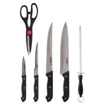 CONJUNTO DE COZINHA CLINK FACA, TESOURA, TÁBUA E CHAIRA
