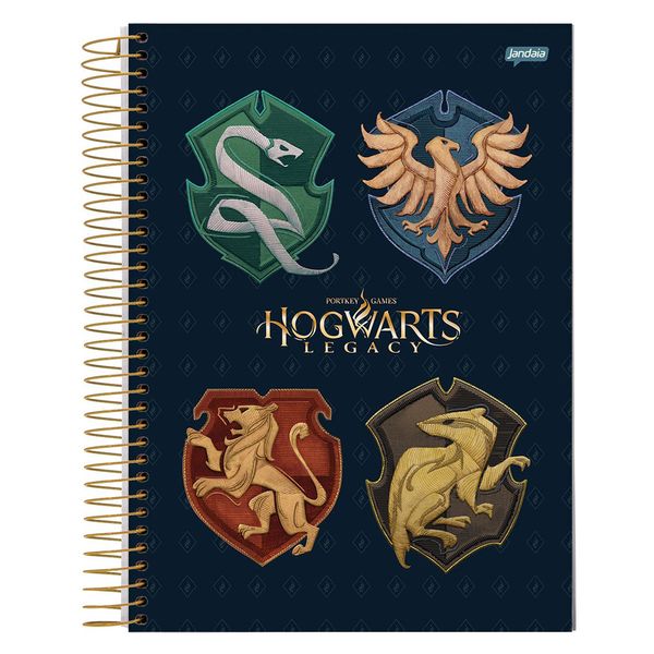 Caderno Universitário de Capa Dura Hogwarts Legacy 1 Matéria Com 80 Folhas Jandaia - Item Sortido Caderno Universitário de Capa Dura Hogwarts Legacy 1 Matéria Com 80 Folhas Jandaia - Item Sortido