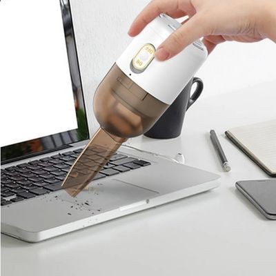 Mini Aspirador de Pó Portátil sem Fio Elétrico Automático Para limpeza Carro Escritório PC cantos difíceis USB