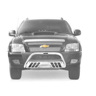 Parachoque de Impulsão S10 1995 a 2011 Cromado Com Grade