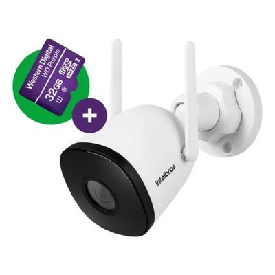 Câmera Wi-fi Intelbras Im5s Fullhd Visão Noturna+cartão 32gb