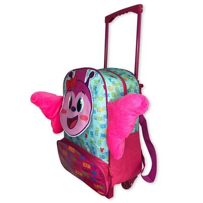 Mochila Infantil Escolar Borboleta Ou Cachorro Rodinha Tema:borboleta