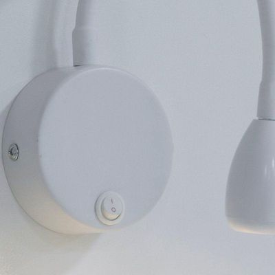 Arandela Nordecor Bett Led Com Interruptor Bivolt Branco 3000k