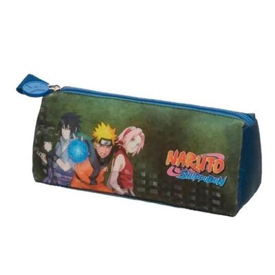 Kit Mochila Costas Lancheira Estojo Escolar Infantil Menino Naruto Shippuden Time 7