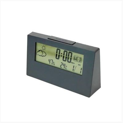 Kit 10 Relógio Despertador de Mesa Tempo Data Hora Alarme
