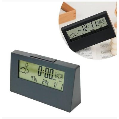 Kit 10 Relógio Despertador de Mesa Tempo Data Hora Alarme