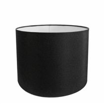 Cúpula Abajur Cilíndrica Cp-7019 ø40x30cm Preto