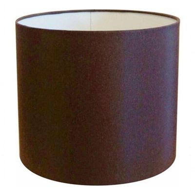 Cúpula Abajur Cilíndrica Cp-7007 ø20x22cm Café