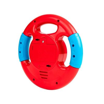 Brinquedo Volante Carro Interativo Infantil Bebe Criança Som Vermelho