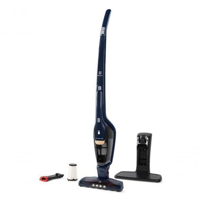 Aspirador Sem Fio Vertical Electrolux ERG28 420ml Azul Bivolt