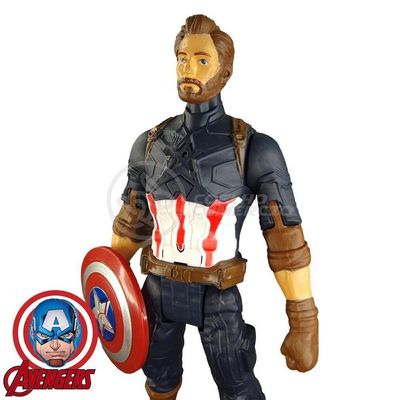Boneco Action Figure Vingadores Capitão America 29Cm