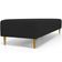 Kit 02 Puffs Decorativo Sala de Estar Bali W01 Pés Palito 170x60cm Suede Preto - Lyam Decor