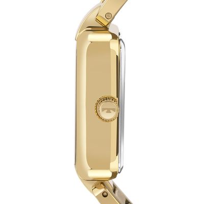 Relógio Technos Feminino Ref: 2015cet/1x Bracelete Retangular Dourado