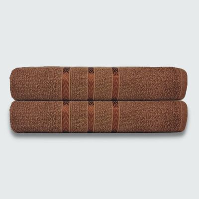 Toalhas P/ Secar Pet 2 Peças Beka 70x125 cm 100% Algodão Marrom