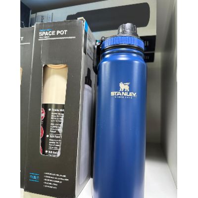 Garrafa térmica Isolada a Vácuo De Aço Inox Academia Verde
