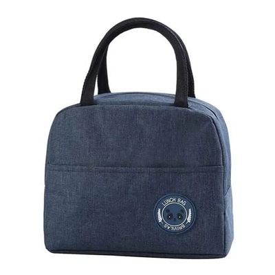 BOLSA TÉRMICA NECESSAIRE PORTÁTIL LANCHEIRA ORGANIZADORA MULTIFUNCIONAL BOLSO EXTERNO Único / Azul