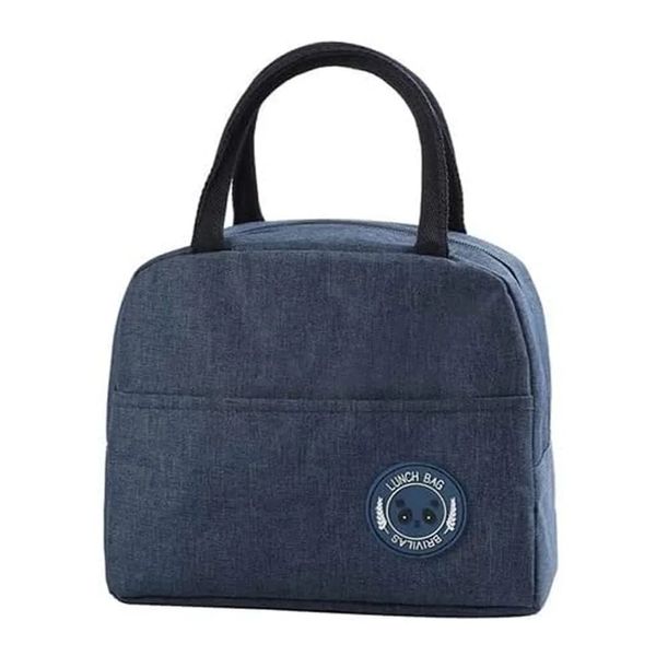 BOLSA TÉRMICA NECESSAIRE PORTÁTIL LANCHEIRA ORGANIZADORA MULTIFUNCIONAL BOLSO EXTERNO Único / Azul