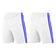 Kit 2 Calções Elite Essential Oreste Granillo Masculino P / Branco/Azul
