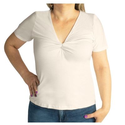 Blusa Rovitex E14649-RV23 M / Creme