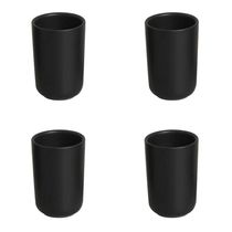 Conjunto Copos Neo 04 Peças 110ml Preto Matte Porto Brasil