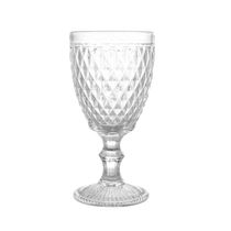Conjunto De Taças De Vidro Para água 6 Peças 325 Ml Bico De Abacaxi Transparente Lyor