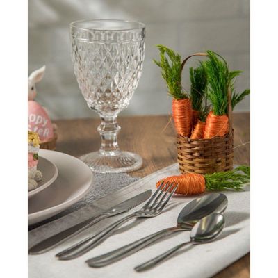 Conjunto De Taças De Vidro Para água 6 Peças 325 Ml Bico De Abacaxi Transparente Lyor