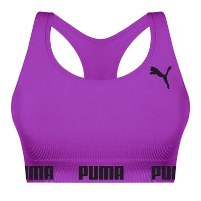 Top Puma Nadador Sem Costura Feminino GG / Lilás