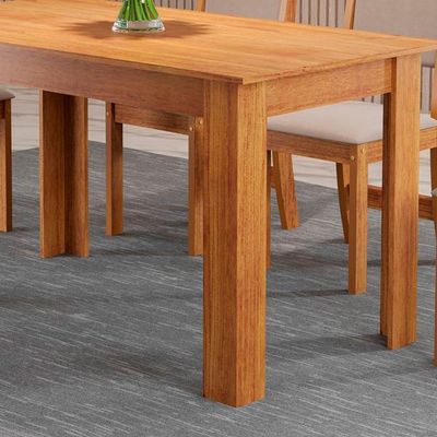 Mesa De Jantar Tampo Mdf 1,35m X 0,75m Violeta Viero Mel