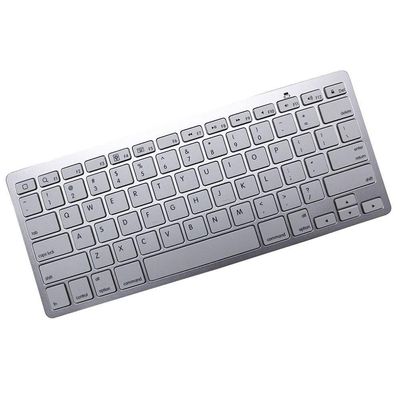 Mini Teclado Bluetooth Sem Fio para Celular - Prata
