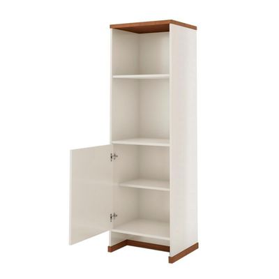 Conjunto Sala De Jantar 2 Peças - Aparador E Estante Verbena - Offwhite/ Offwhite/