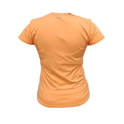 Blusa Acqumires Baby Look Feminino P / LARANJA
