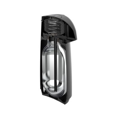 Garrafa Térmica Tramontina Exata em Plástico Preto com Ampola de Vidro 1 L