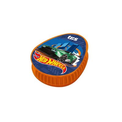 Kit Hot Wheels Escolar Apontador E Borracha Com 2 Unidades