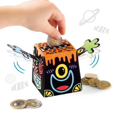 Kit Creativ Maped Mini Box Cofre para Colorir e Montar com 6 Hidrgráficas Colors