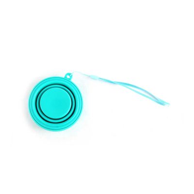 Copo Retrátil de Silicone Le Ecosmart Azul 170ml