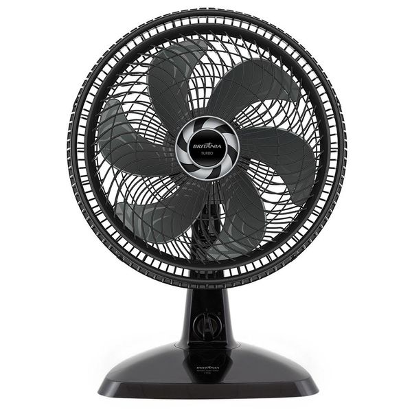 Ventilador de Mesa 40cm 6 Pás Britânia Super Turbo BVT405 155W Preto 127V 127V