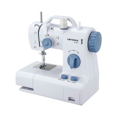Máquina de Costura Lenoxx Manual Portátil a Pilha Doméstica