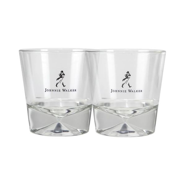 Conjunto de Copos para Whisky Diageo Johnnie Walker em Vidro Transparente 2 Peças 300ml