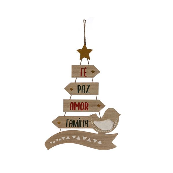 Árvore Decorativa Le de Madeira 47cm