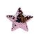 Presilha Natal Le Estrela Rosé Gold com 3 Unidades