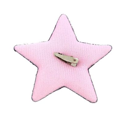 Presilha Natal Le Estrela Rosé Gold com 3 Unidades