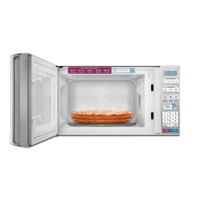 Micro-ondas Electrolux 27L Branco com 55 receitas pré-programadas e Função Tira Odor (MB37R) 127V